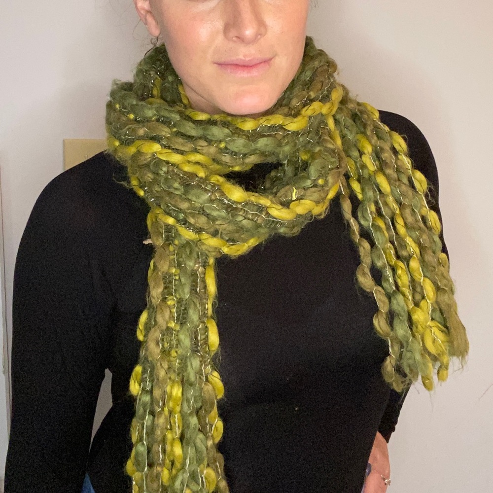 Green scarf